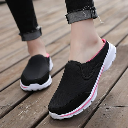 

Plus Velvet Warm Cotton Shoes Half Care Casual Shoes Thickened Slippers Lazy Shoes Lightweight Lovers
