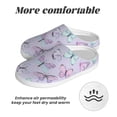 thumbnail image 6 of Lsque Purple Butterfly Pattern Womens Comfort Cotton on Scuff With Memory Foam and Anti-skid Sole Slipper-37/38, 6 of 7