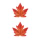 thumbnail image 3 of Yuarrent Vibrantes decoraciones de hojas de arce Hojas de otoño artificiales para eventos y celebraciones Type2 NO2, 3 of 6