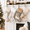 Brown Beige-4, variant on Green Beige 6 Pack Large 20 Inch Embroidered Rustic Christmas Stockings Holiday Decor