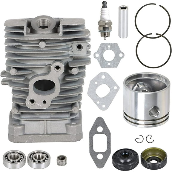 ALL-CARB Cylinder Piston Bearing Kit 530069608 Replacement for Poulan 2375 1950LE 1975 42cc Chainsaw 41.1mm