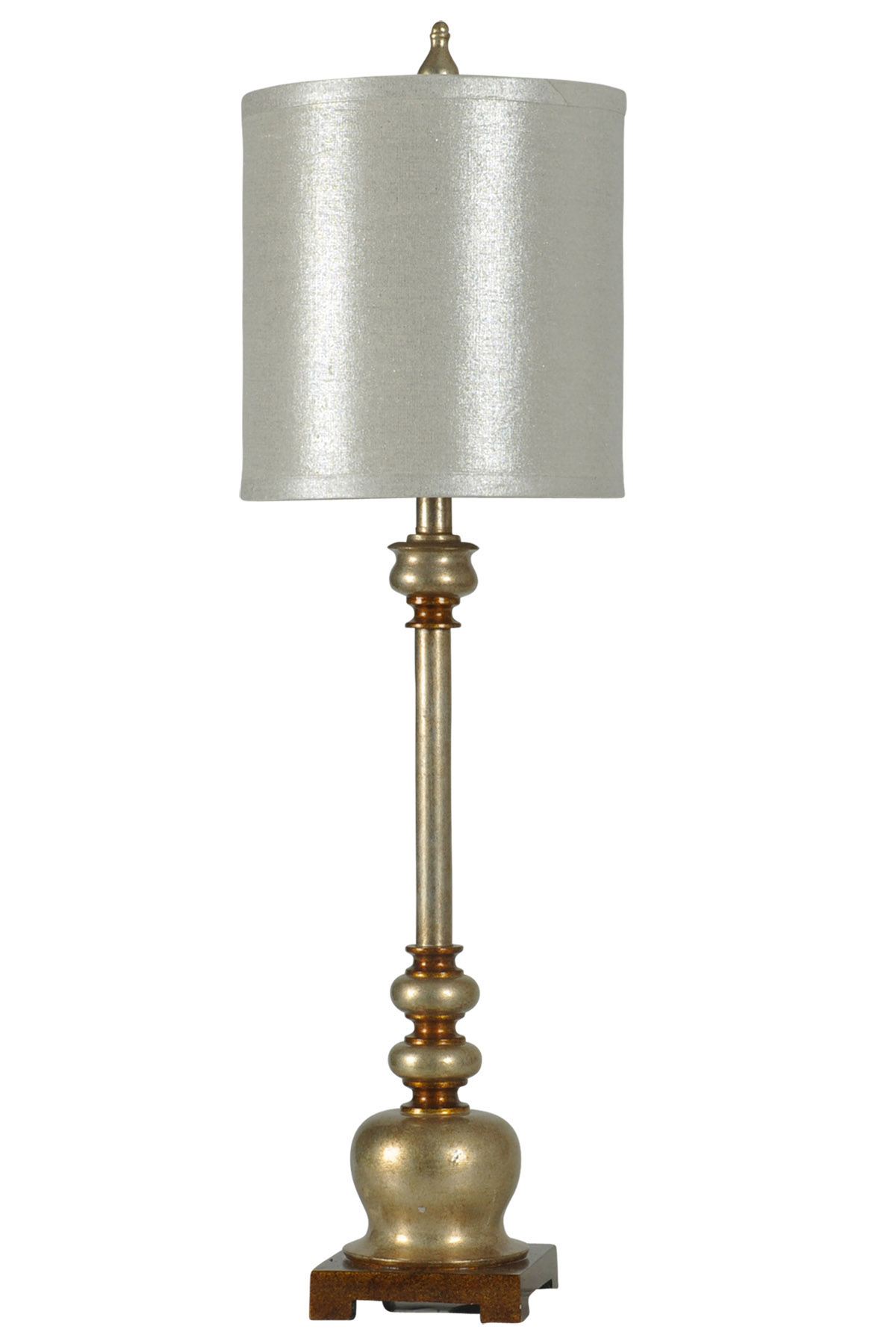 GwG Outlet Franklin Transitional Buffet Lamp in white blend Finish