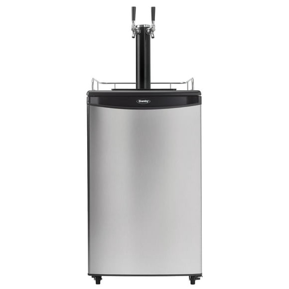 Danby DKC054A1BSL2DB 5.4 cu. ft. Dual-Tap Keg Cooler in Stainless Steel
