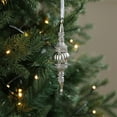 thumbnail image 4 of CuiLiyq Crystal Finial Ornaments for Christmas Tree Decorations, Plastic Hanging Crystals, Clear Plastic Finial Drop Christmas Ornaments for Centerpiece Chandelier Decor Party Supplies (B), 4 of 6
