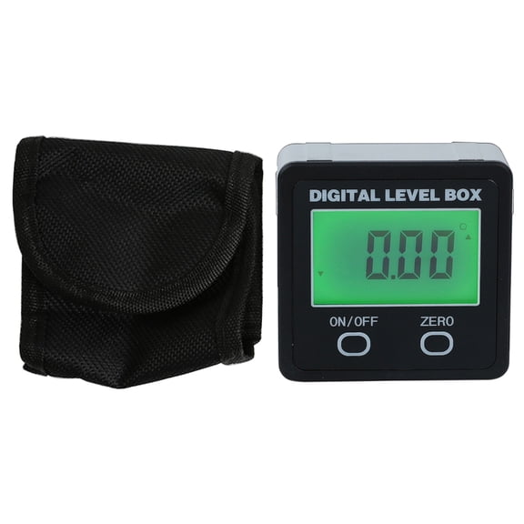 Digital Inclinometer Level Box Double Mode Measurement 360 Rotating Screen LED Backlights For Woodworking