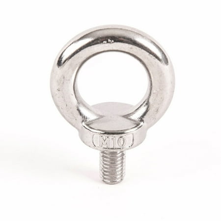 

Red Hound Auto Stainless Steel DIN 580 Machine Shoulder Lifting Eye Bolt M10 316SS Marine 10mm