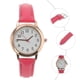 thumbnail image 2 of Reloj de cuarzo resistente al agua con correa de cuero PU para mujer, reloj de pulsera sencillo e informal, 2 of 4