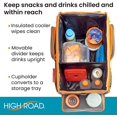 thumbnail image 4 of Car Organizer for Kids with Cooler and Snack Tray (Gray), 4 of 6
