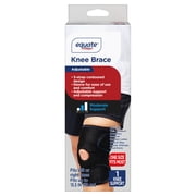 (3 pack) Equate Adjustable Knee Support with Compression for Pain Relief, One Size Fits Most