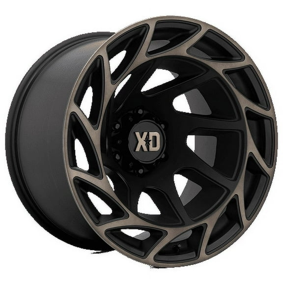 XD Aluminum Rim XD860 ONSLAUGHT 20X10in Satin Black with Bronze Tint Finish, XD86021063618N
