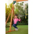 thumbnail image 5 of Trailside Wooden Swingset with Two Swings & Trapeze -  Available in 7 Color Options!, 5 of 5