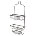 thumbnail image 4 of Home Basics Satin Nickel Shower Caddy Heavy Weight, 4 of 5