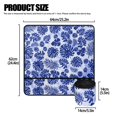 thumbnail image 5 of HELLHERO Indigo-dyed Tropical Foliage Sewing Machine Pad Premium Fabric Lightweight with 4 Pockets for Friend Family Gift Sewing Classes, 5 of 5