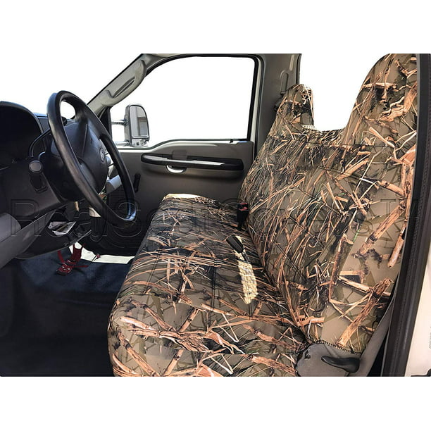 Seatcovers For F23 Ford F150 F250 F350 F450 F550 2003 Full Size Bench Seatcover Molded Headrest Fitted Muddu Water Camo Walmart Com Walmart Com