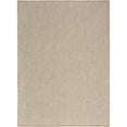 thumbnail image 2 of Nourison Courtyard 6' x 9' Jute Ivory Modern Rug, 2 of 11