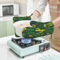 thumbnail image 7 of Sikiie Cactus 1 Oven Mitts and Pot Holders Set, Kitchen Oven Glove High Heat Resistant with Non-Slip Silicone Surface for Cooking, 7 of 7
