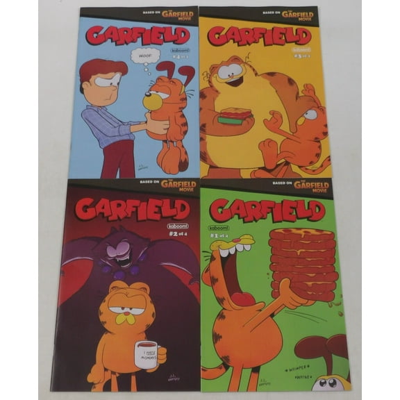 Garfield #1-4 VF/NM complete series Kaboom! (based on movie) ; Boom