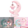 thumbnail image 2 of Coofit Night Light Decorative Cartoon Moon Table Decor Light Bedside Light for Room, 2 of 10