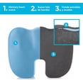 thumbnail image 4 of Cojín de Asiento de Memory Foam - Cojín Ortopédico - Cojín para Silla de Oficina, Coche, Avión, 4 of 6