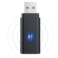 thumbnail image 3 of Inteprter Transmisor portátil USB Bluetooth 5.0 Universal 2 en 1 Adaptador de audio inalámbrico Bluetooth para TV Computadora Altavoz de coche Teléfono y Comunicación, 3 of 6