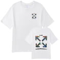 thumbnail image 2 of 2024 Classic Casual Tide Brand Summer Men‘s and Women‘s Fashion Oversized Loose T-shirt Fashion T-shirt Sports Short-sleeved Off, 2 of 7