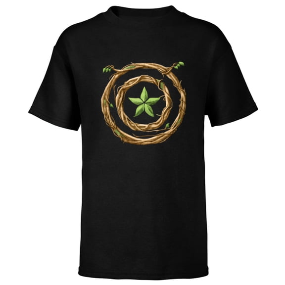 Marvel 85th Anniversary We Are Groot Captain America Shield - Short Sleeve T-Shirt for Kids - Customized-Black