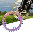 thumbnail image 4 of 32T/34T/36T Bike Sprocket Positive Negative Tooth 104BCD Stable Dazzling High Hardness Bike Chainring for Bike, 4 of 10