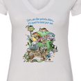 thumbnail image 4 of Inktastic Cats Are Like Potato Chips It's Hard to Have Just 1 Women's V-Neck T-Shirt, 4 of 5