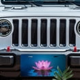 thumbnail image 5 of License Plate, Floating Lotus Decorative Front,Personalized Stainless Steel License Plate Cover For Men Women,12.2" X 6.2", 5 of 6