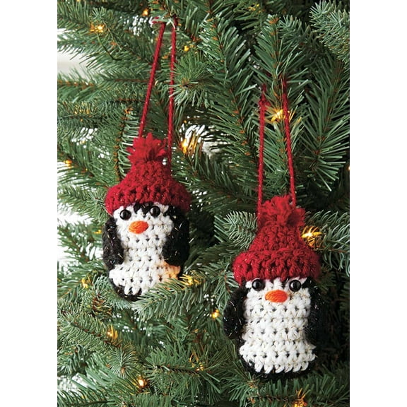 Mary Maxim Sparkle Penguin Ornaments Yarn