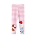 thumbnail image 2 of Godderr Girls Baby Leggings,Autumn Kids Loose Stripe Pants Baby Pink Cotton Leggings, 2 of 5