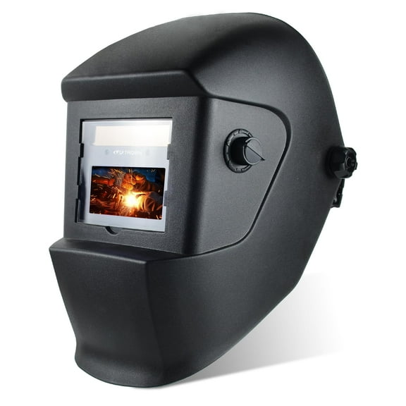 Welding Helmet with Light True Color Auto Darkening Welding Helmets for Men Solar Powered Welding Hood with 2 Arc Sensor Wide Shade 4/9-13 for TIG MIG ARC Cool Welder Mask