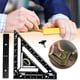 thumbnail image 2 of 4Pcs Innovative Rafter Square Tool, Rafter Square Tool,Rafter Square,High Precision Triangle Ruler with Jig Block, 2 of 5