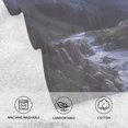 thumbnail image 5 of Yayeee 100% Cotton Hand Towels for Bathroom 16" x 28" Soft Absorbent Kitchen Towel, Moonlight Mountain, 5 of 7