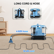 VACFORE Carpet Cleaner Machine - Upholstery, Portable Spot and Stain Cleaner, Deep Cleaning for Pet Stain, Couch, Stair, Car Seat, Mattress and Carpet