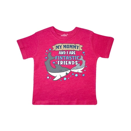 

Inktastic My Mommy and I are Fintastic Friends Cute Sharks Gift Toddler Boy or Toddler Girl T-Shirt