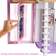 thumbnail image 5 of Barbie Malibu House Dollhouse Playset with 25+ Furniture and Accessories [Walmart Exclusive], 5 of 13