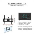 thumbnail image 3 of PinShang TV Stand Adjustable Light Weight Easy Installation Space Saving Wall Mount Bracket, 3 of 7