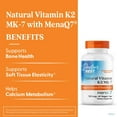 thumbnail image 5 of Doctor's Best Natural Vitamin K2 Mk-7 with MenaQ7, 100mcg Vitamin K2 Supplement Supports Bone Health, Non-GMO, 60 Veggie Capsules, 5 of 6