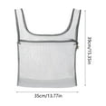 thumbnail image 7 of Yooshoverk Laundry Bag, White, Fine Mesh, Drawstring Organizer, Travel Clothes Washing, 7 of 7