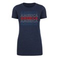 thumbnail image 2 of America Red White and Blue Men's T-shirt, 4th of July T-shirts for Women - Heather Navy MH200WPATRIOT S20 3XL, 2 of 3