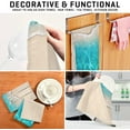 thumbnail image 3 of Summer Blue Ocean Beach Tea Towels Set of 1 Blue Sea Water Kitchen Dish Cloth with Hanging Loop, 18"x28"Lint-Free Absorbent Towel for Kitchen Drying Wiping and Cleaning, 3 of 6