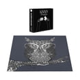 thumbnail image 4 of Ambesonne Indie Jigsaw Puzzle, Owl Vintage Ornaments, Heirloom-Quality Fun Activity for Family Durable Cardboard, 1000 pcs, Charcoal Grey Dark Blue, 4 of 6
