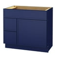 thumbnail image 6 of Vanity Art 36" W Birch Plywood Freestanding Single Base 2 Drawers Storage Cabinet with Soft Close Door, 6 of 8
