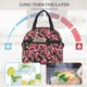 thumbnail image 4 of Balery Trendy Floral Bolsa de Almuerzo Impresa, Caja de Almuerzo Reutilizable, Bolsa Térmica Aislada para Almuerzo, Bolsa Antiderrames, 4 of 7