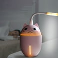 thumbnail image 2 of Matsuzay Humidificador de funcionamiento silencioso, Cable de alimentación de 320ml, multimodos, protección contra escasez de agua, Humidificadores Blanco, 2 of 6
