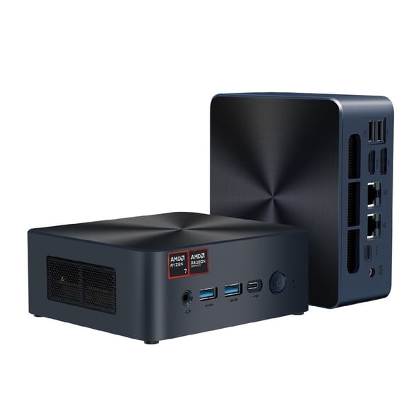 BRENUC N7P Mini PC, AMD Ryzen 7 8845HS, 32GB DDR5 RAM, 2TB SSD