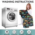 thumbnail image 6 of Wearable Oversized Blanket,Colorful Controllers Games Words Black Pattern Wearable Blanket Hoodie for Adults,Cozy Hooded Blankets with Super Pockets,Super Warm Fuzzy Pullover for Women & Men, 6 of 6