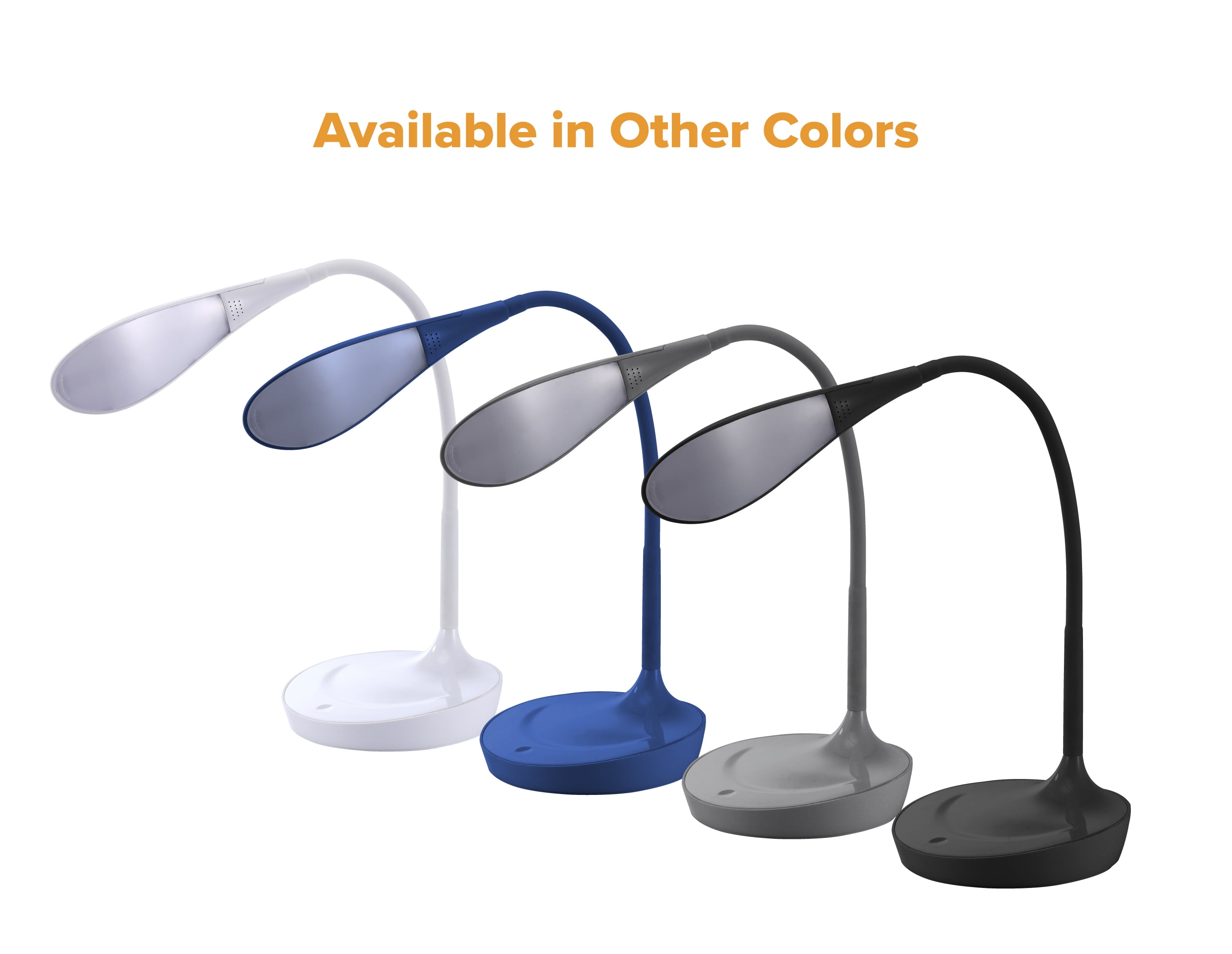Bostitch Konnect Gooseneck Led Desk Lamp, Black (KT-VLED1502-BLK)