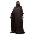 thumbnail image 2 of Haivin Women's Fashionable Solid Color Sleeve Loose Long Sleeved Hooded Casual Long Skirt, 2 of 5